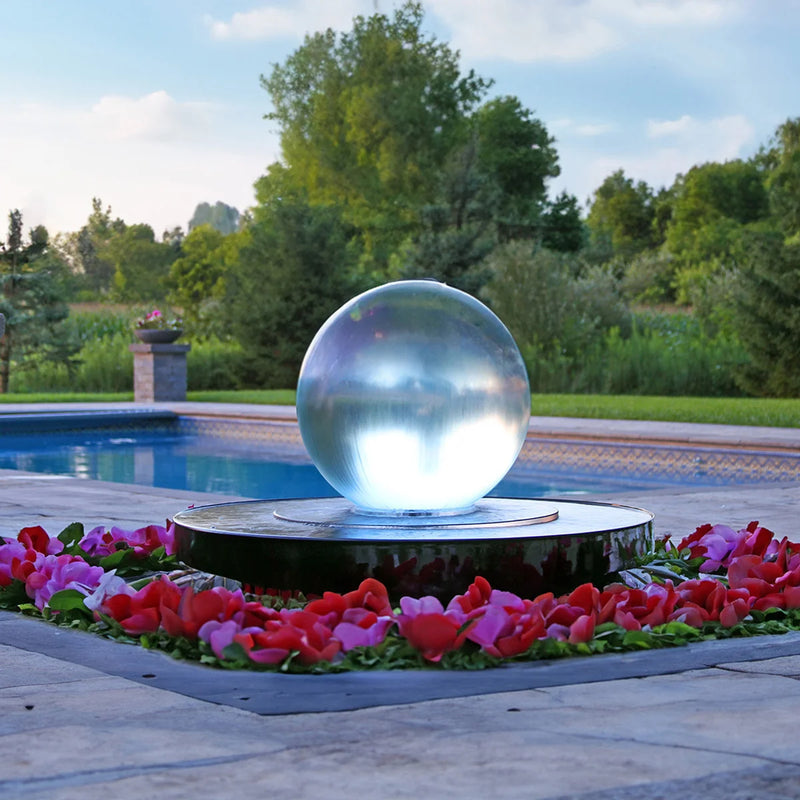 Crystal Sphere Fountain Kit 24"